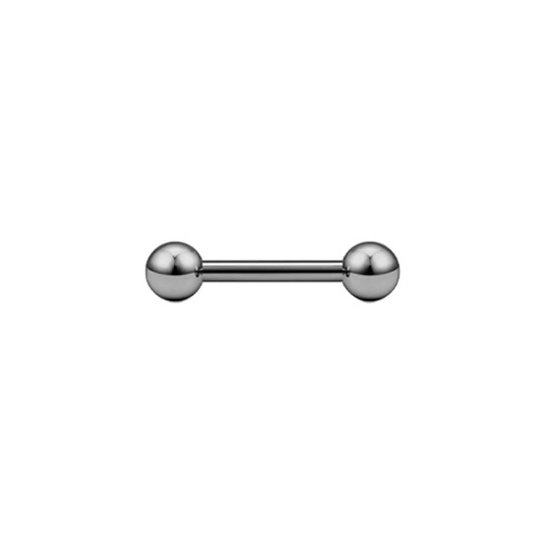 Suora tappi 1.2mm barbell (Titaani G23)