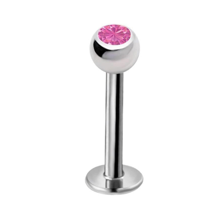 Kivellinen labret huulikoru 1.2mm 6mm (teräs 316L)