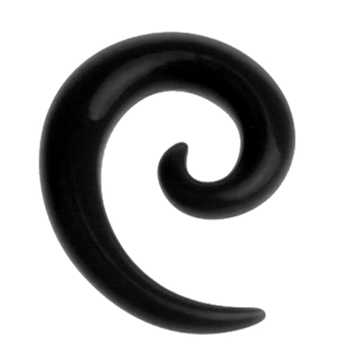 Spiralförmiger Stretch-Ohrring 4mm (Acryl)