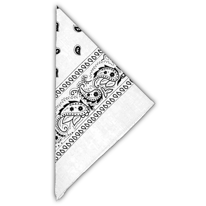 Valkoinen bandana huivi 4,95€ 201020000101 | Ninja.fi