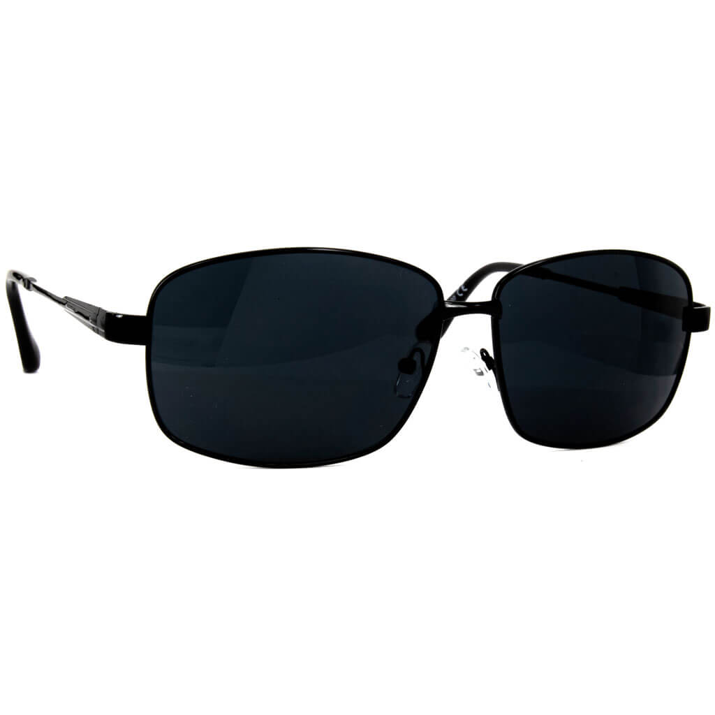 Men's metal -frame sunglasses