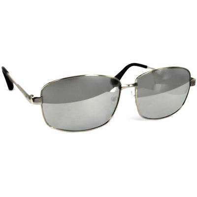 Men's metal -frame sunglasses