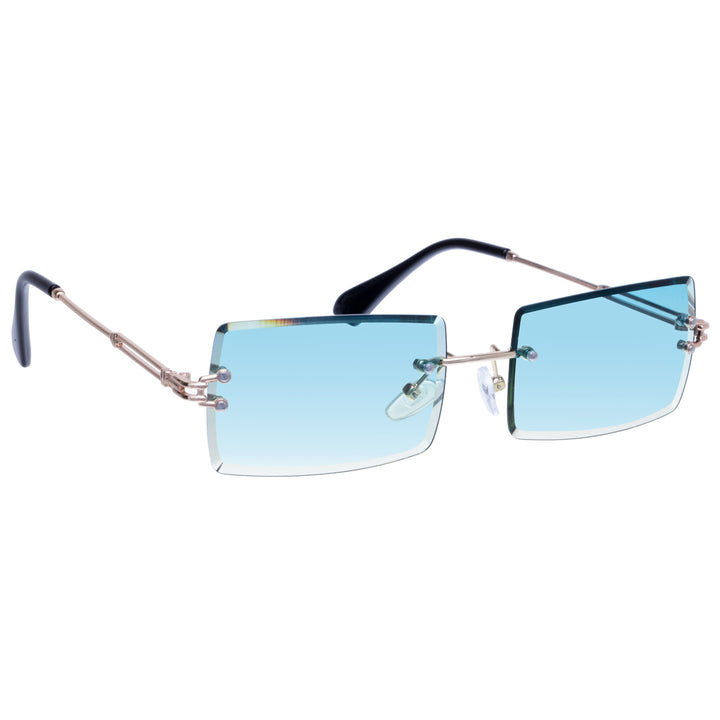 Rectangular sunglasses Frameless lenses