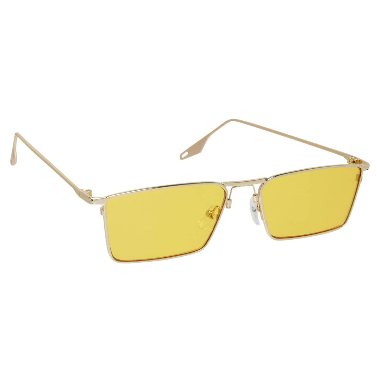 Metal -framed rectangular sunglasses