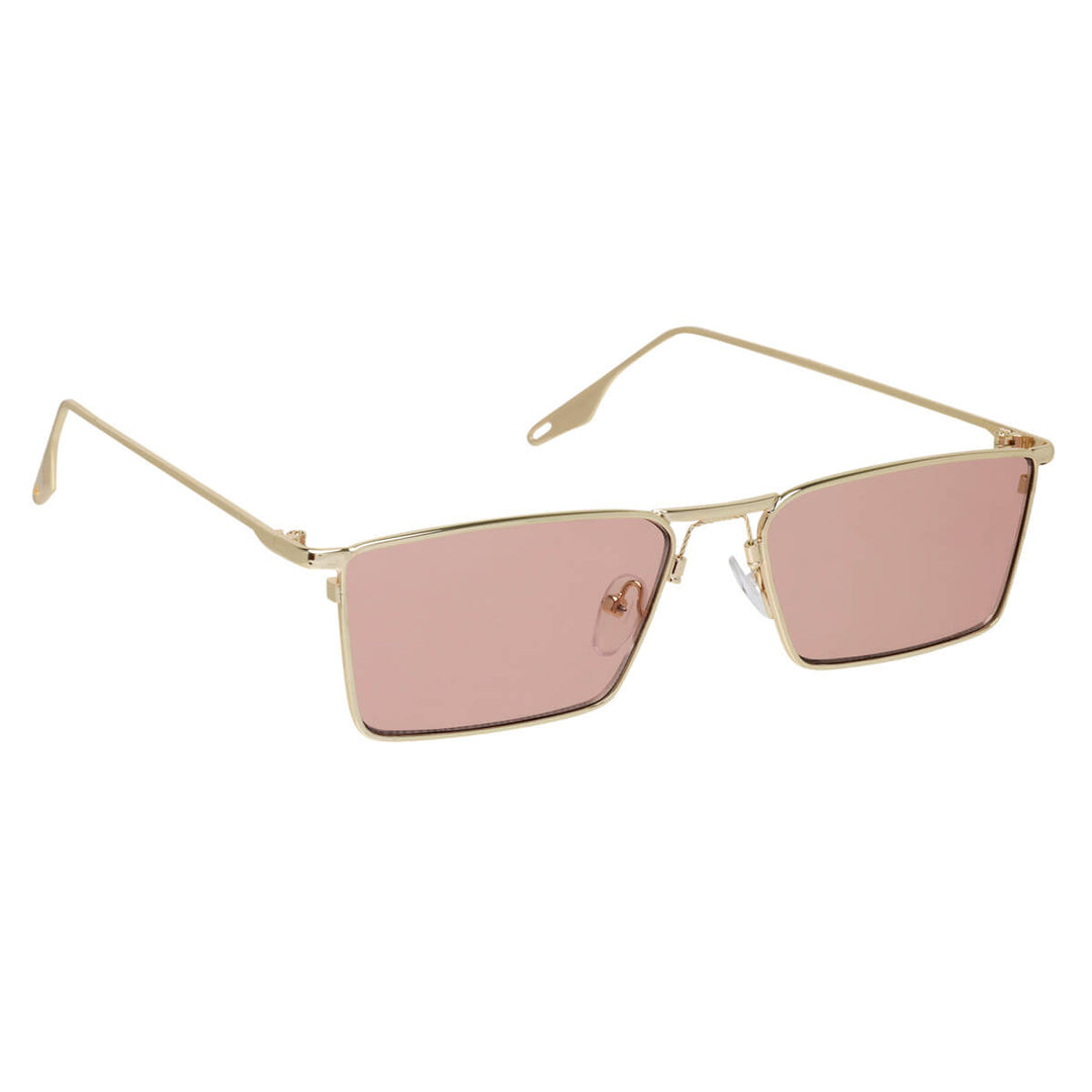 Metal -framed rectangular sunglasses