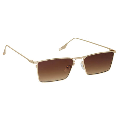 Metal -framed rectangular sunglasses