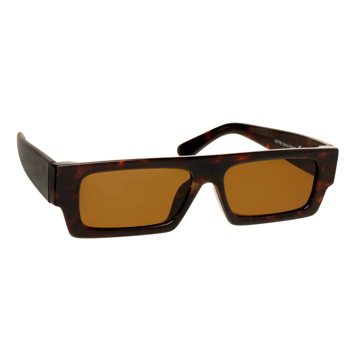 Low rectangular sunglasses