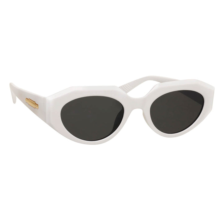 Angular oval sunglasses