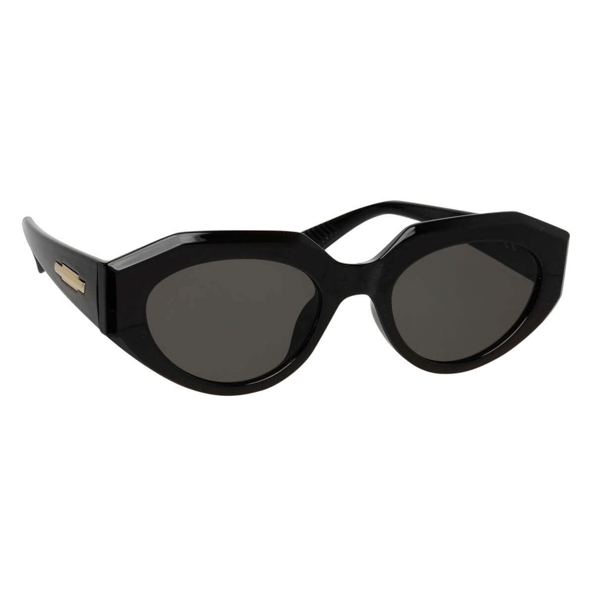 Angular oval sunglasses