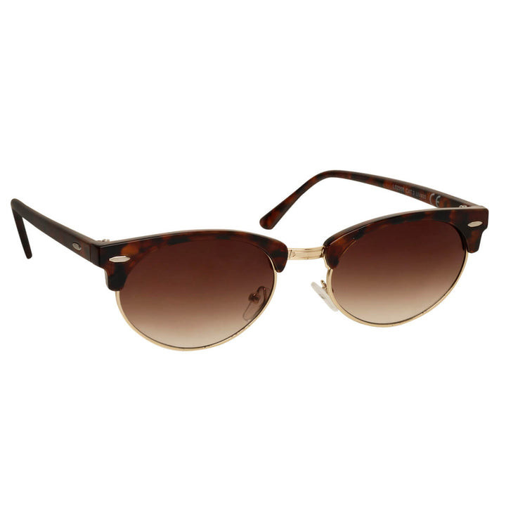 Ovale Clubmaster-Sonnenbrille