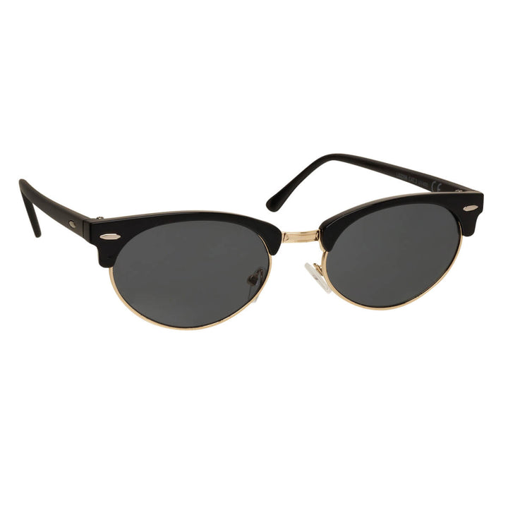 Ovale Clubmaster-Sonnenbrille