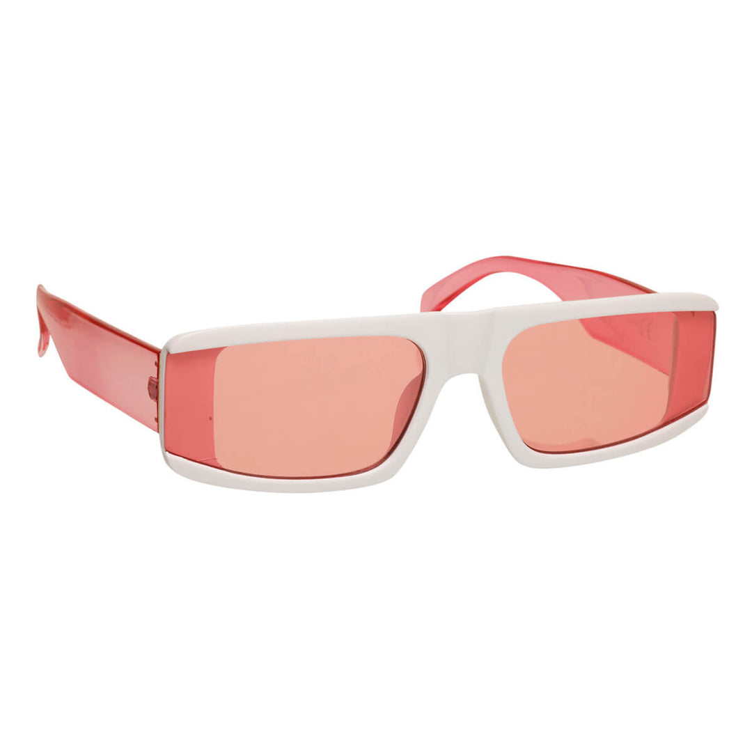 Futuristic angled sunglasses