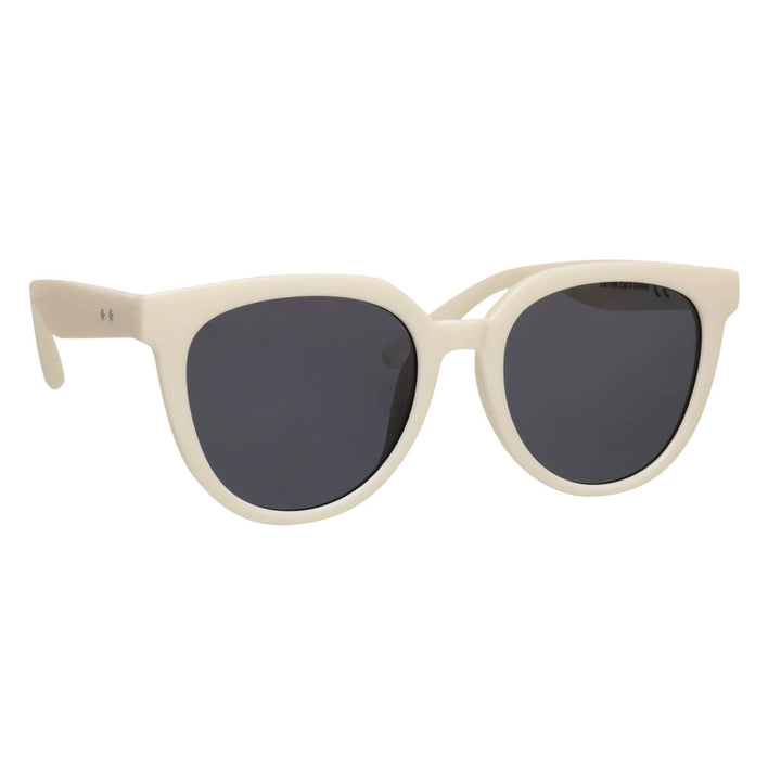 Round large sunglasses flat lenses