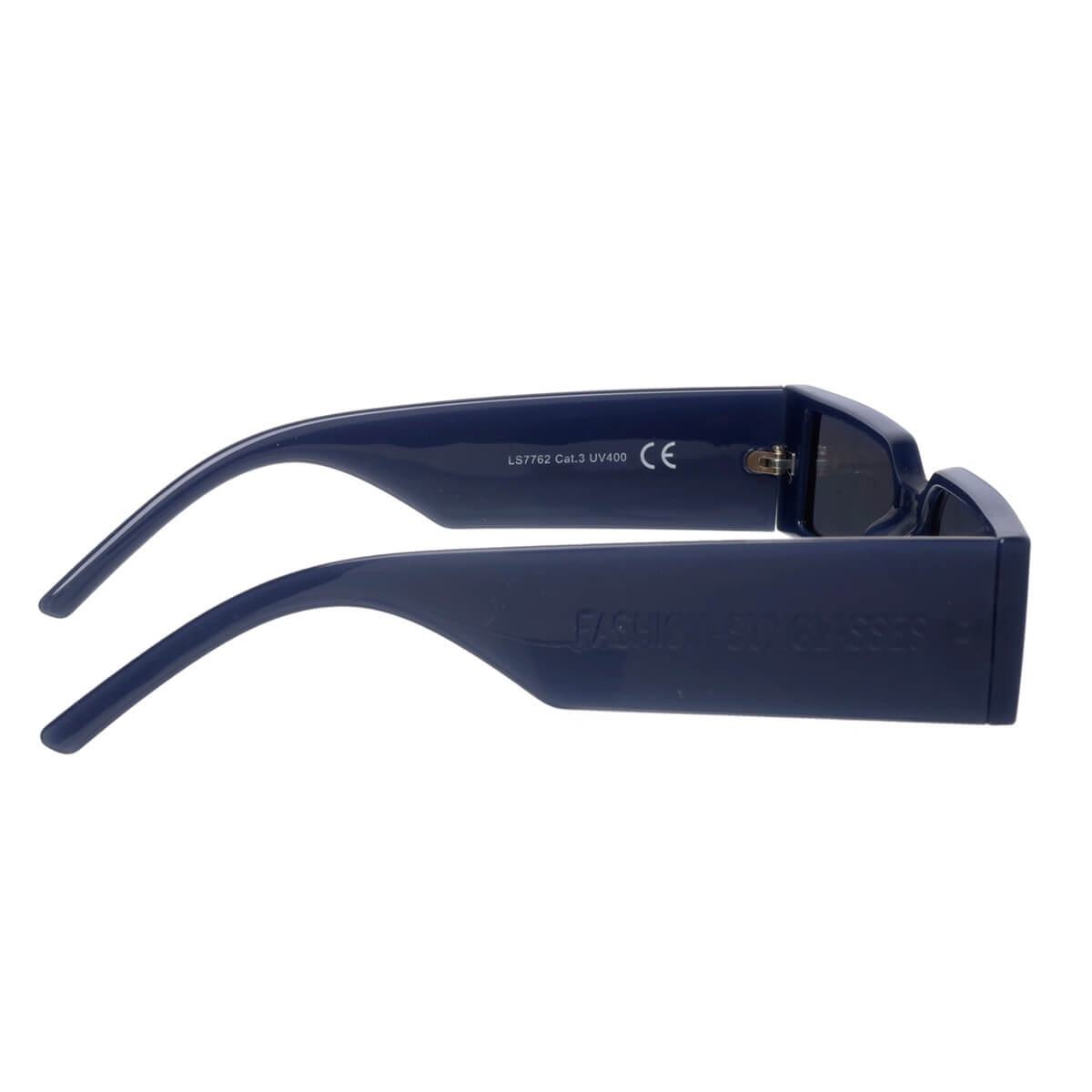 Futuristic rectangular sunglasses