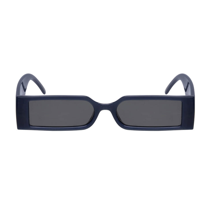 Futuristic rectangular sunglasses