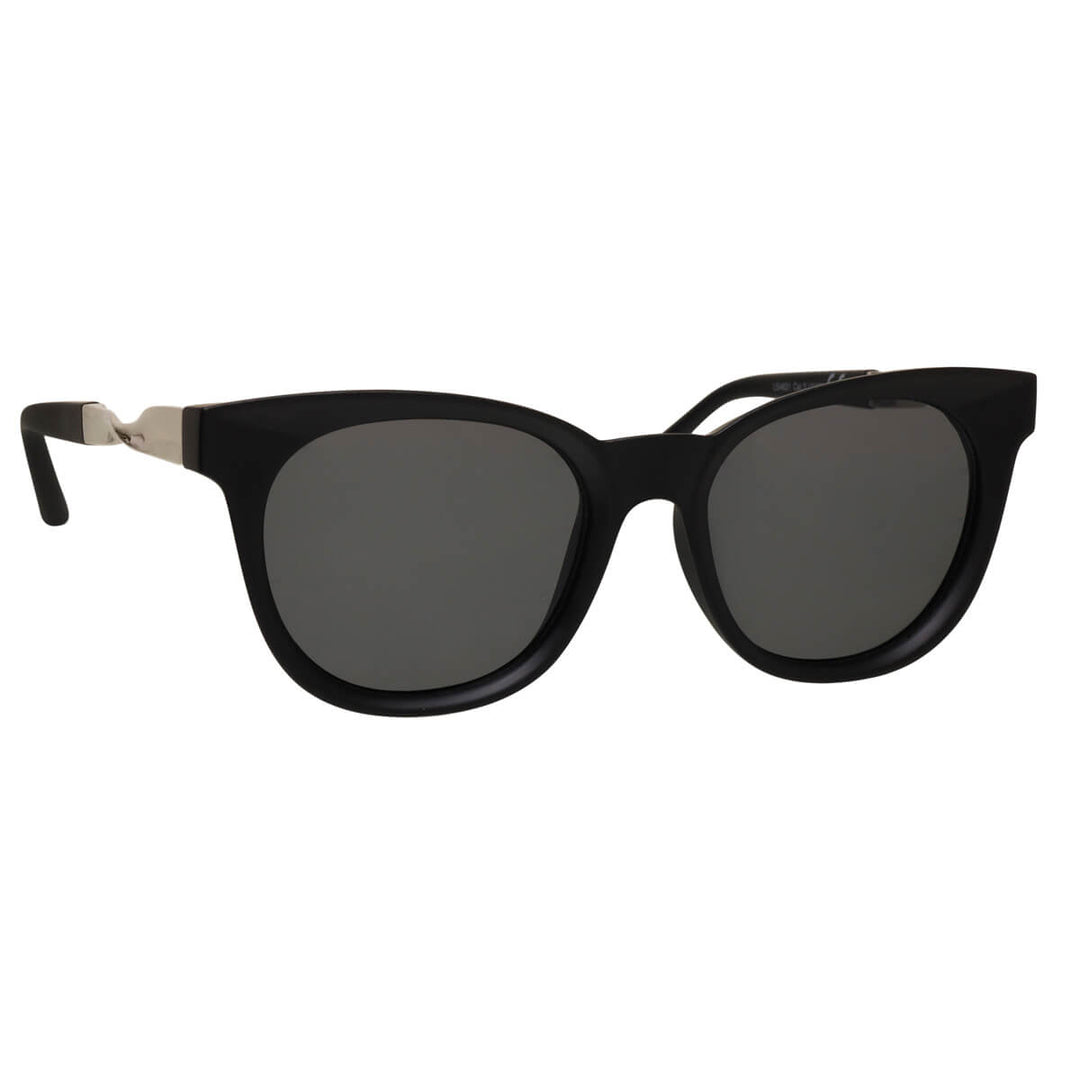 Women's round sunglasses with decoration