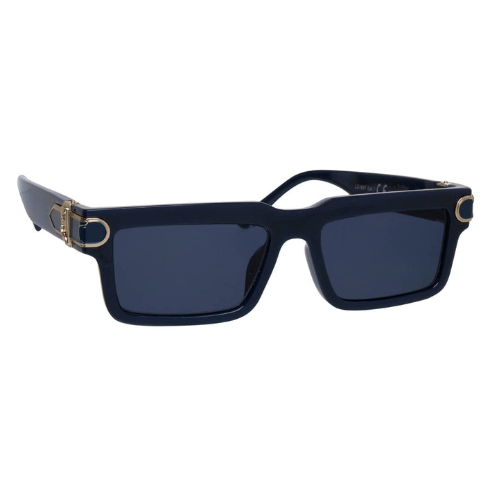 Rectangular sunglasses with decoration