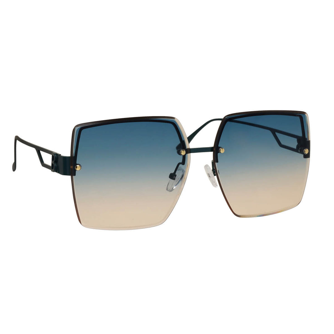 Frameless large sunglasses