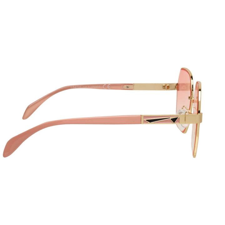 Big square sunglasses metal frames