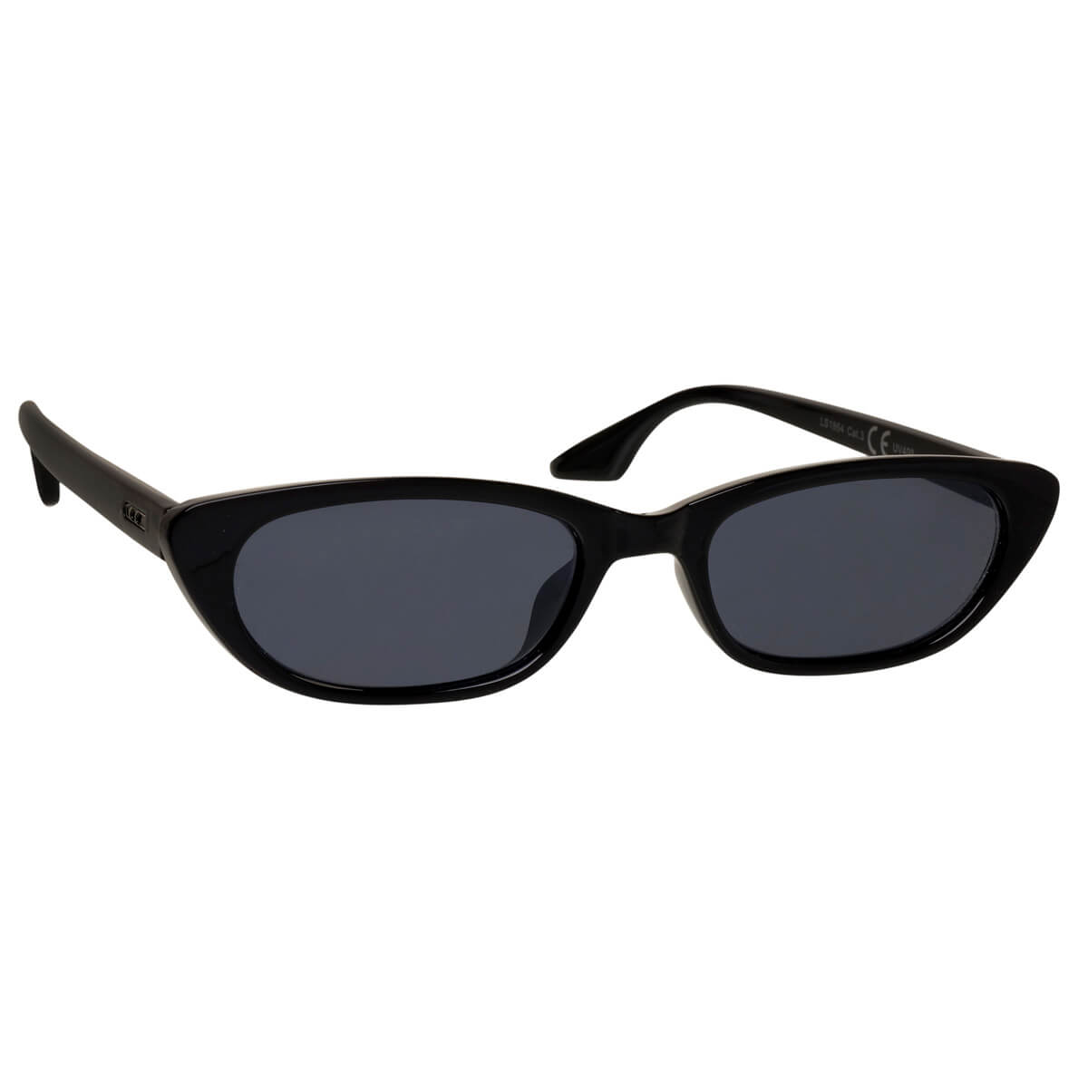 Low oval sunglasses with decoration