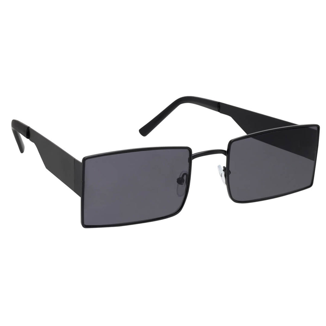 Rechteckige Sonnenbrille mit Metallrahmen