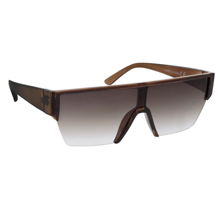 Flat angled sunglasses