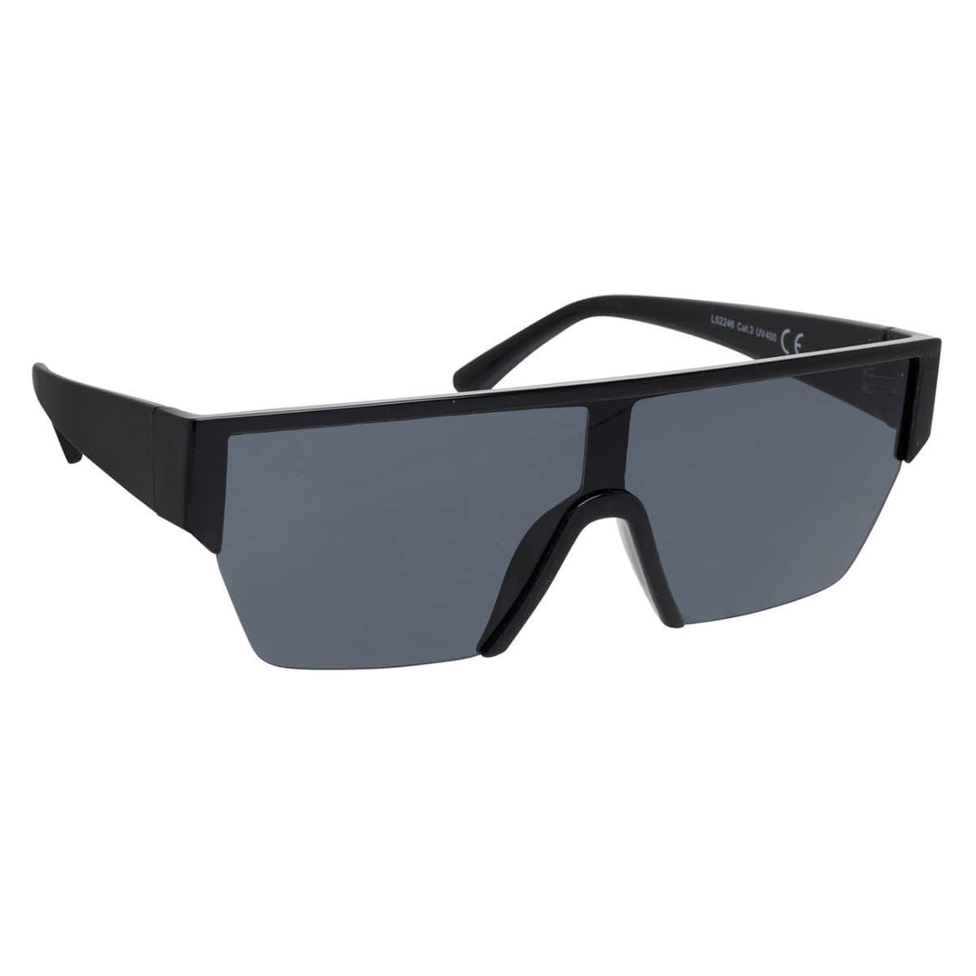 Flache, abgewinkelte Sonnenbrille