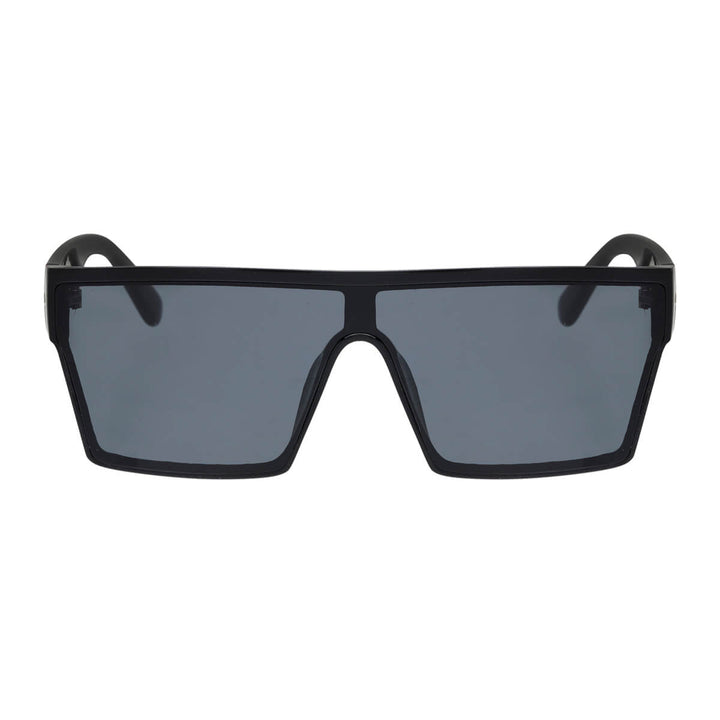 Flache abgewinkelte Sonnenbrille mit flachem Deckel