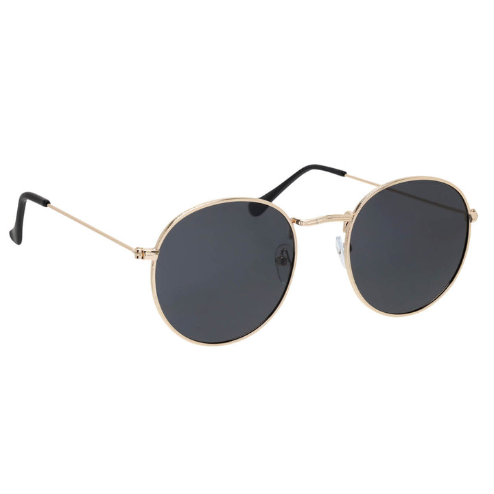 Round polarised sunglasses