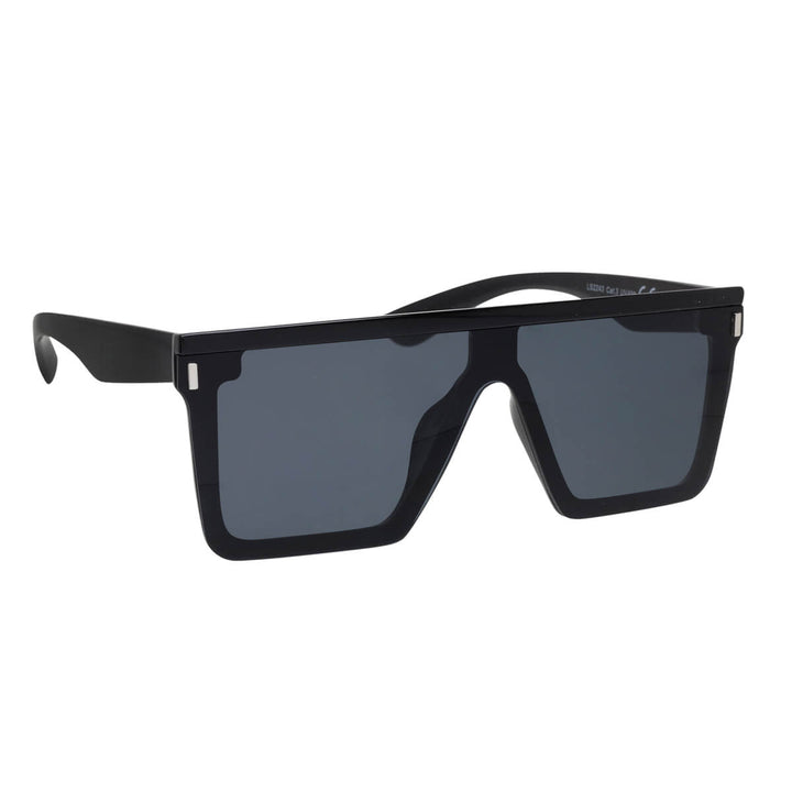 Flache abgewinkelte Sonnenbrille mit flachem Deckel