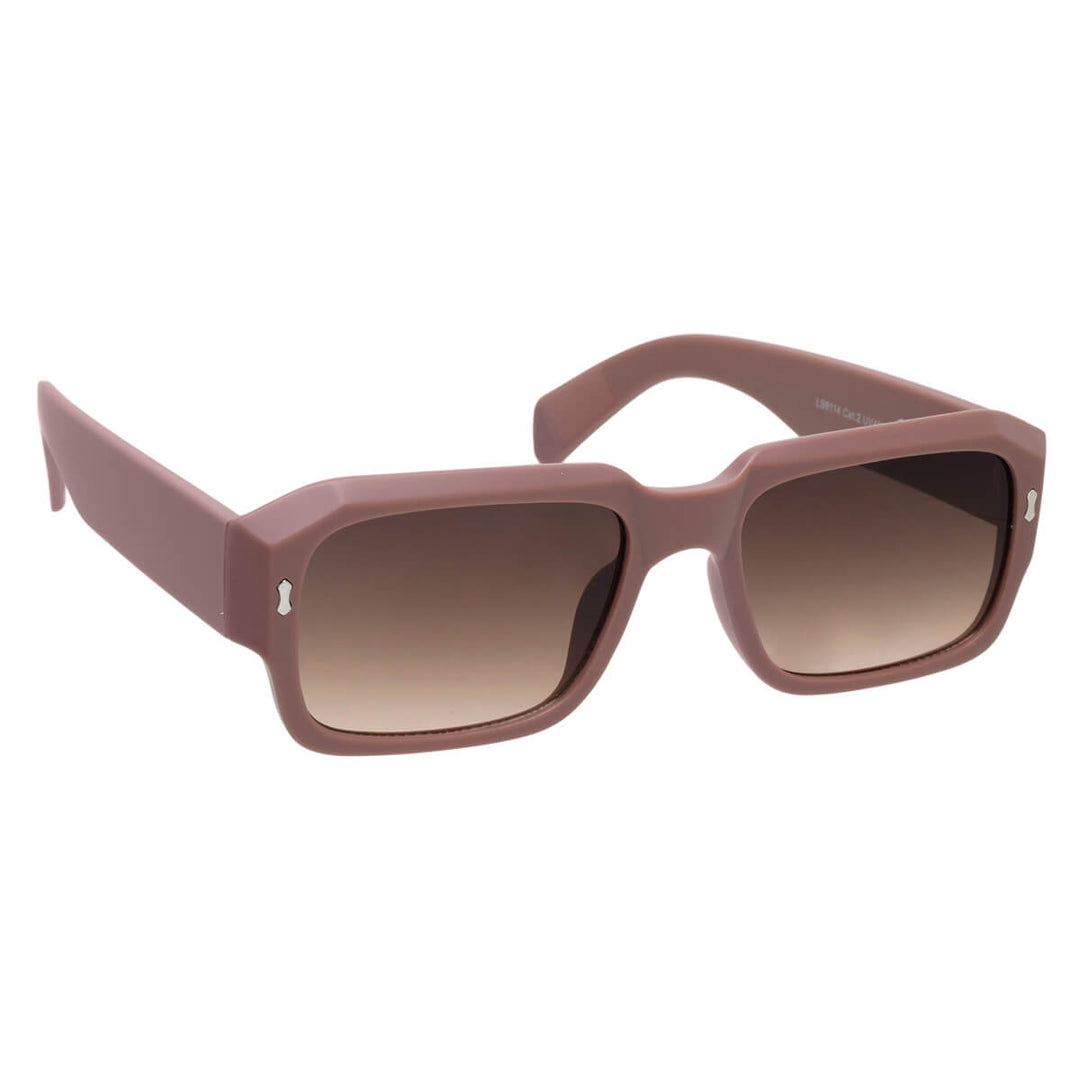 Rectangular angled sunglasses