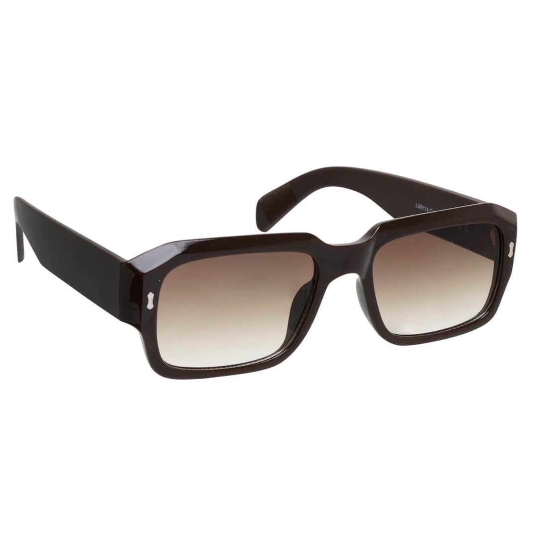 Rectangular angled sunglasses