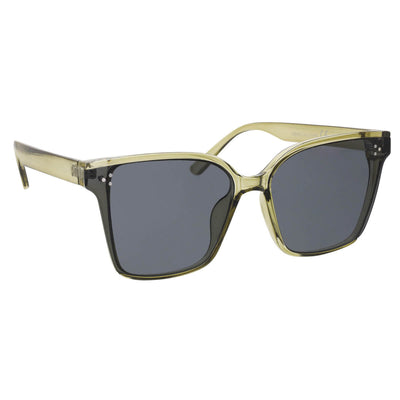 Women's big sunglasses with rivets