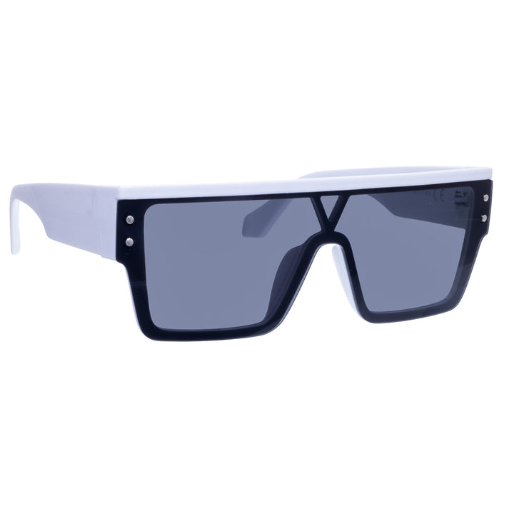 Flache abgewinkelte Sonnenbrille mit flachem Deckel