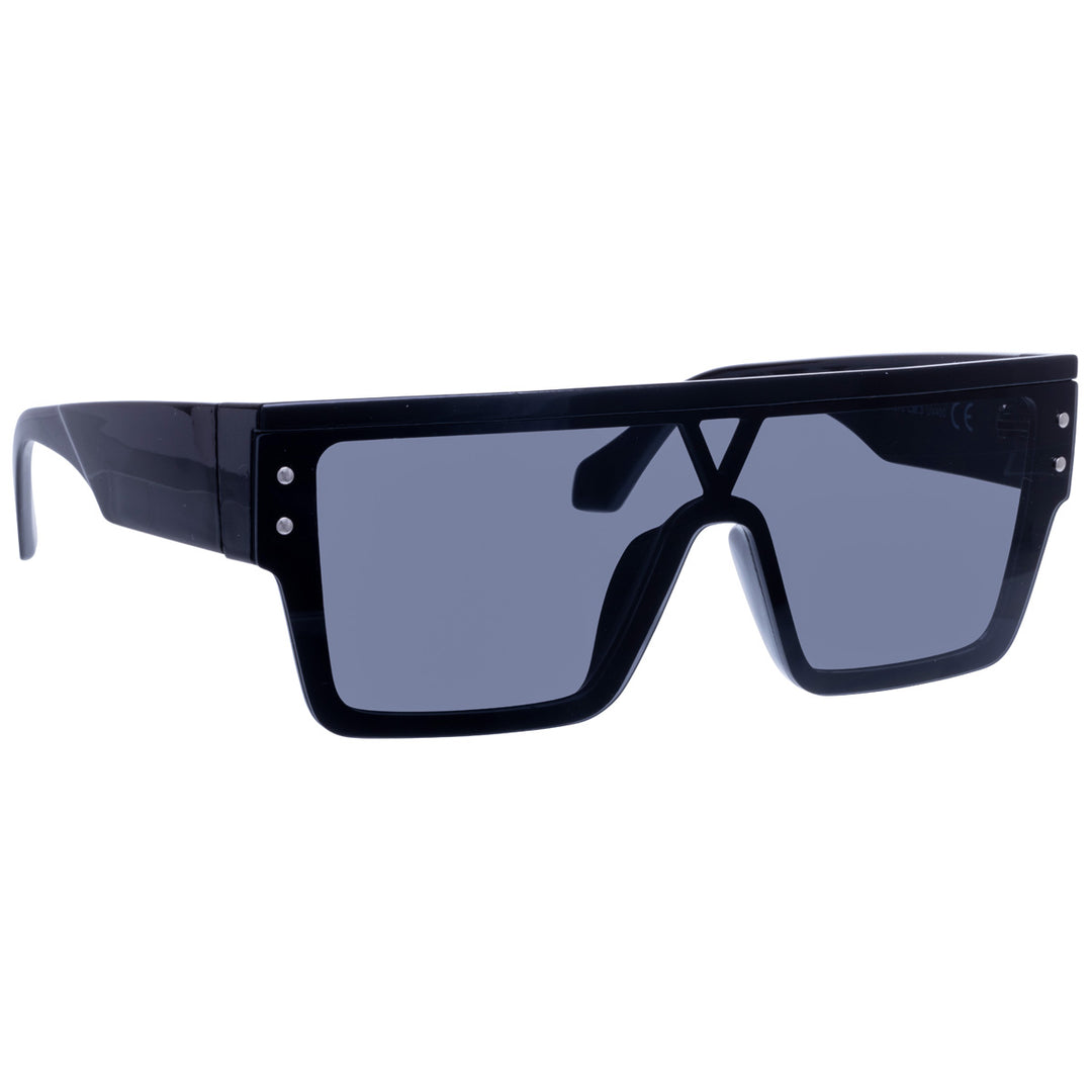 Flache abgewinkelte Sonnenbrille mit flachem Deckel