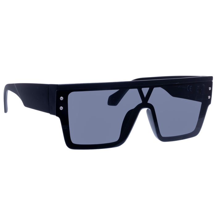 Flache abgewinkelte Sonnenbrille mit flachem Deckel