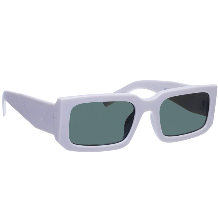 Rectangular angled sunglasses