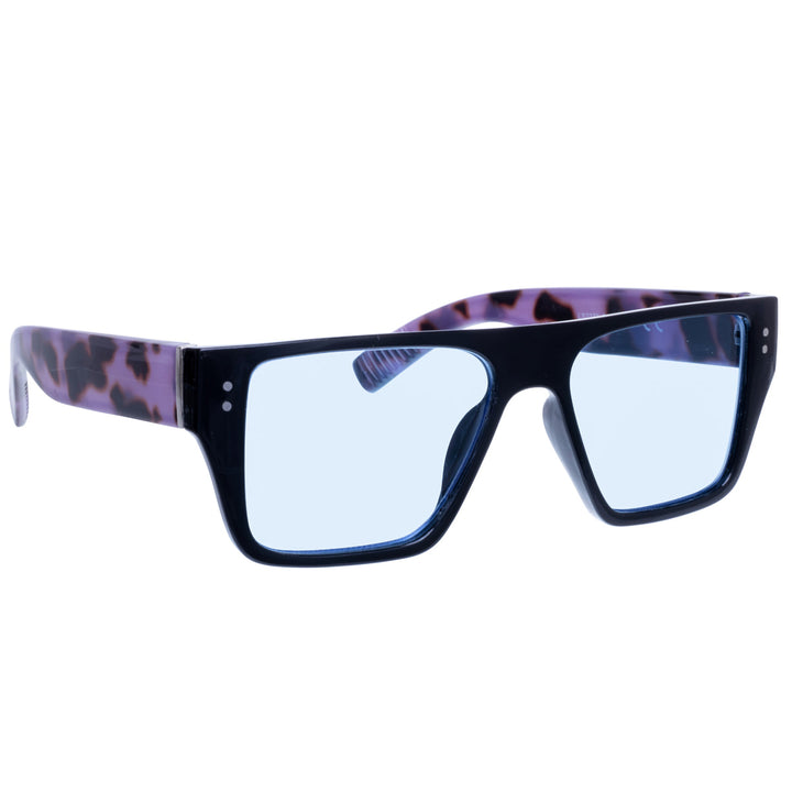 Angled flat top sunglasses