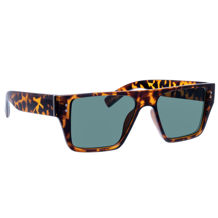 Angled flat top sunglasses