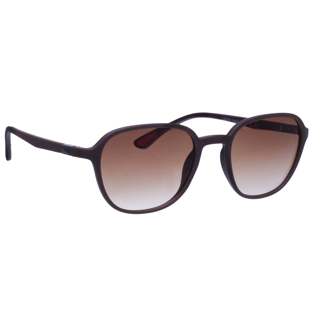 Slim round sunglasses with plastic frames