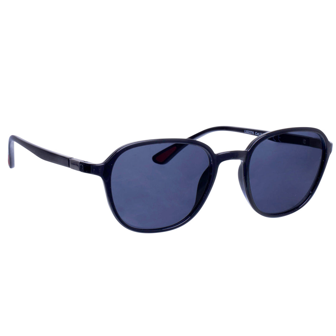 Slim round sunglasses with plastic frames