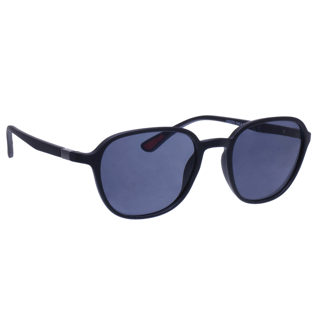 Slim round sunglasses with plastic frames