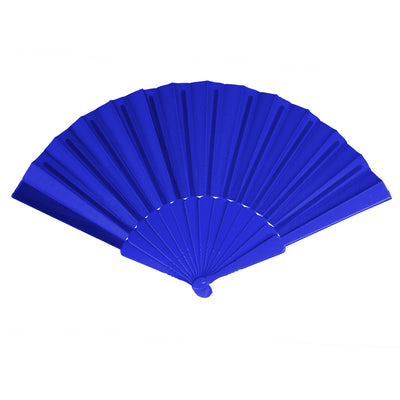 Plastic fan with cloth