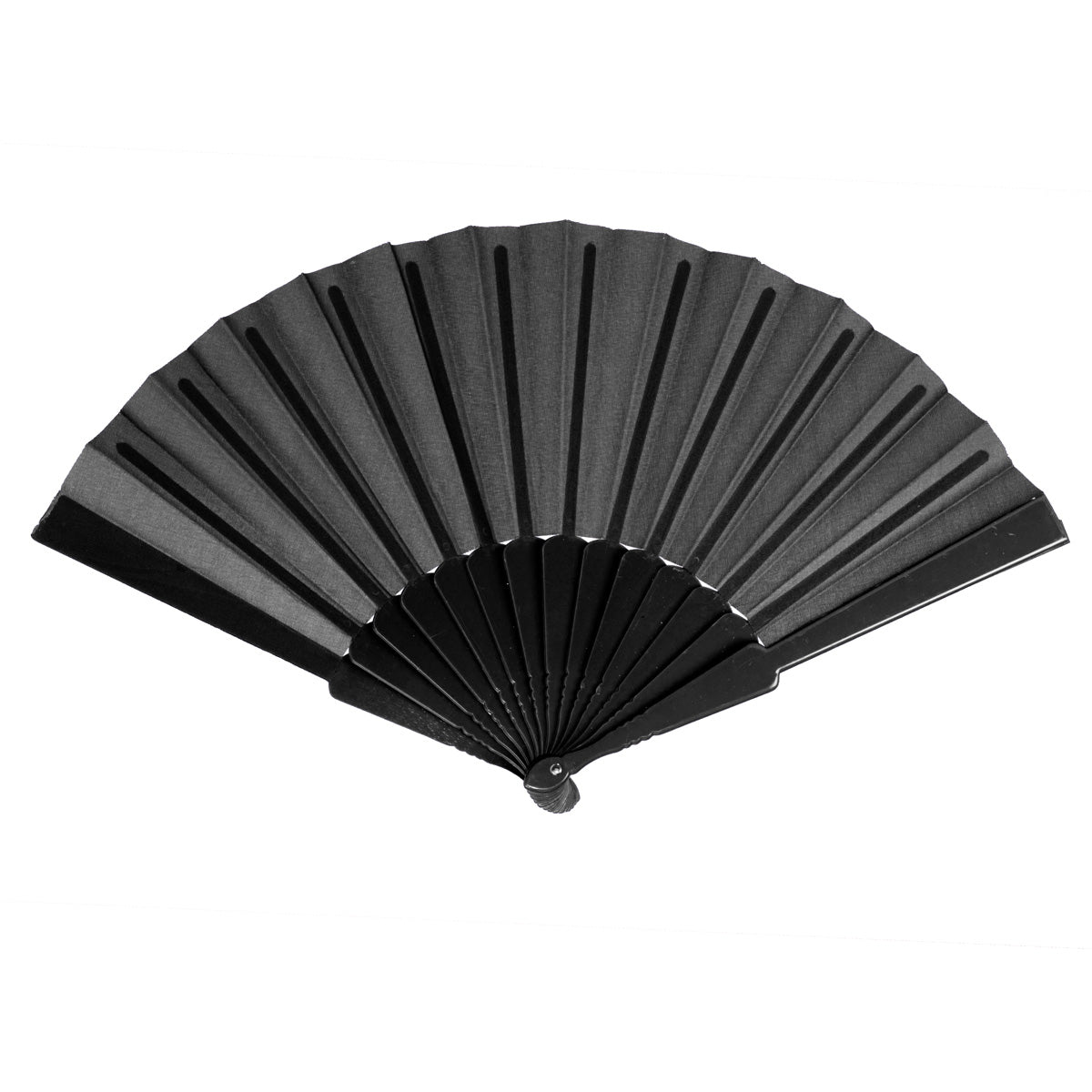 Plastic fan with cloth