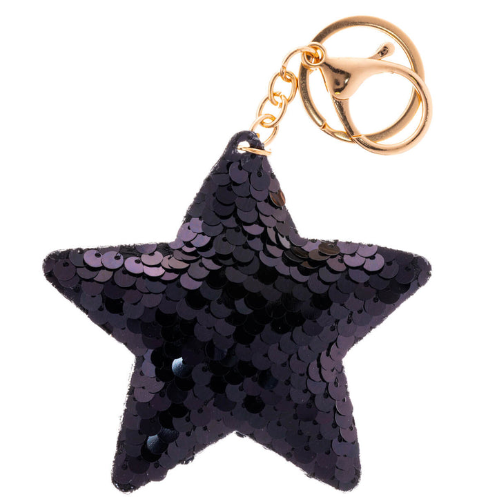 Sequette star keychain