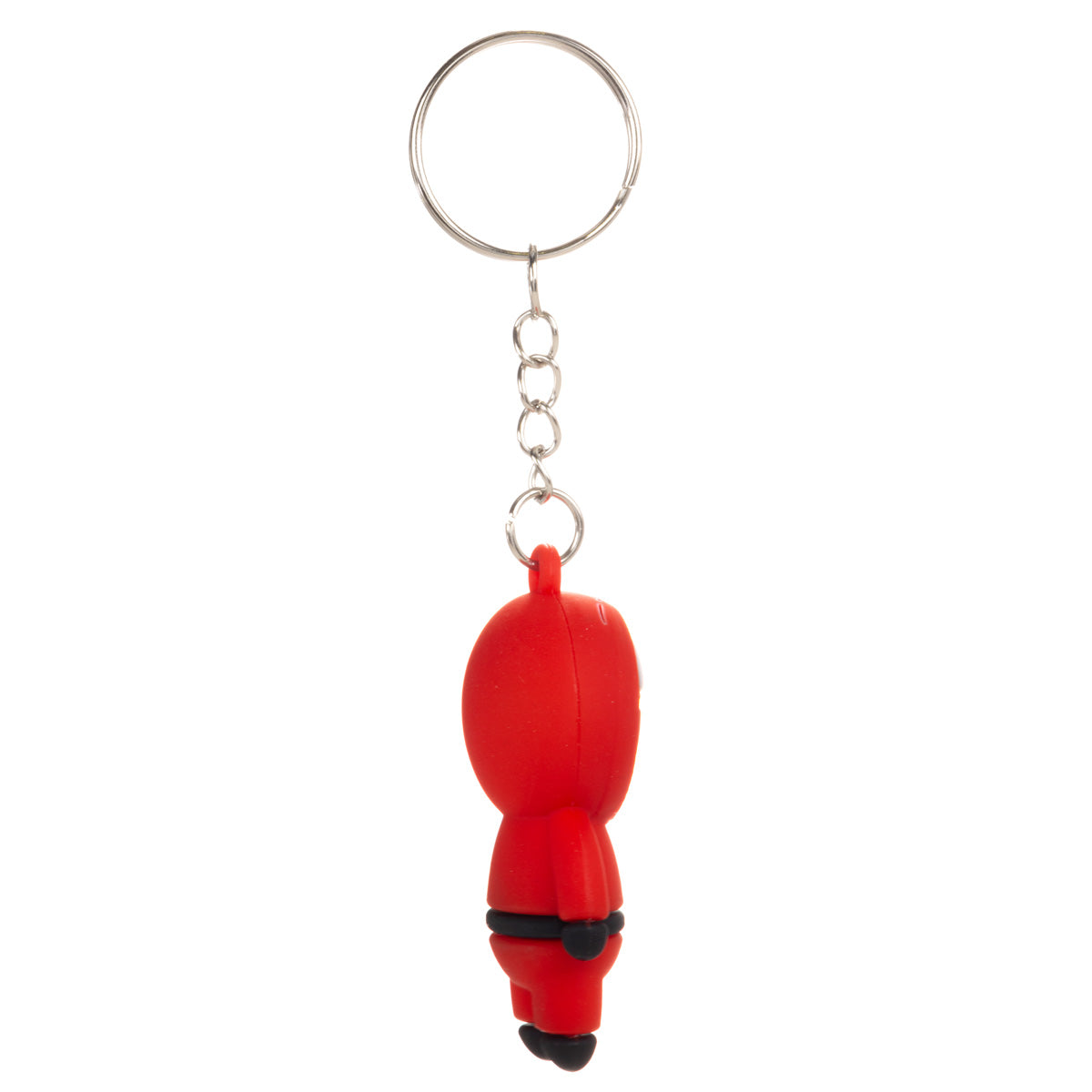 Punainen kokopuku hahmo avaimenperä