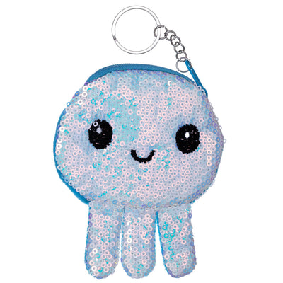 Paljetti octopus purse keyring