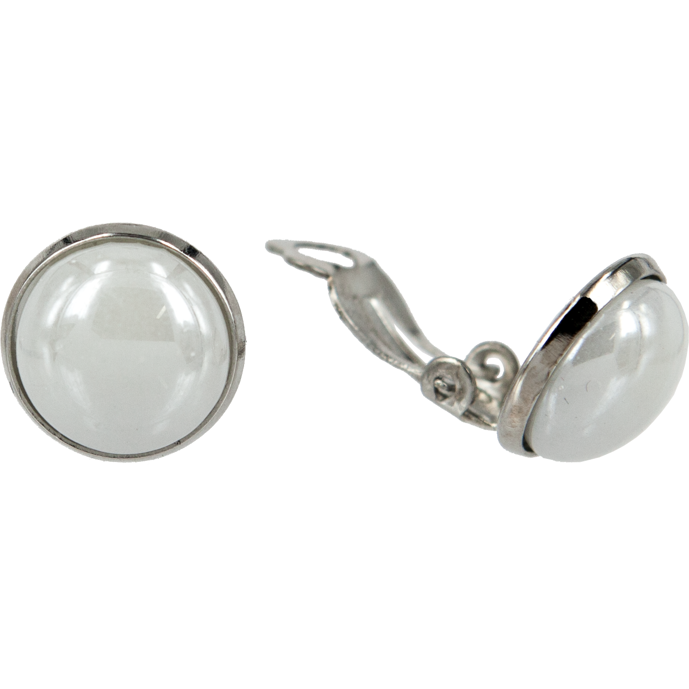 Ceramic clip earrings