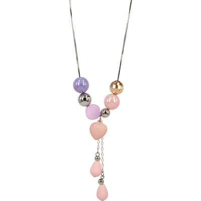 Long necklace with beads