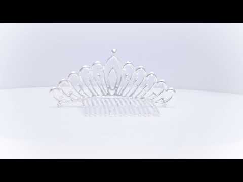 Tiara Haarteil mit Kamm